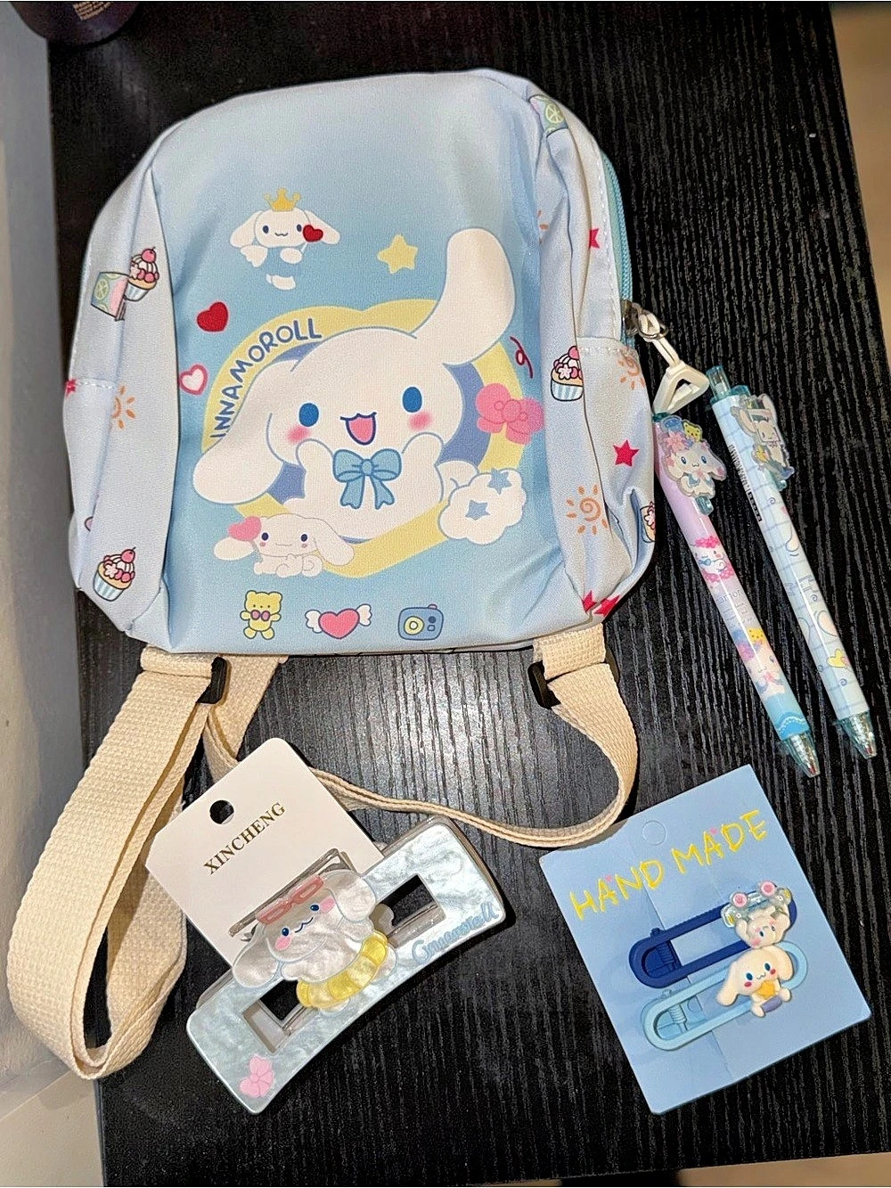 Cinnamonroll mini Backpack Bundle